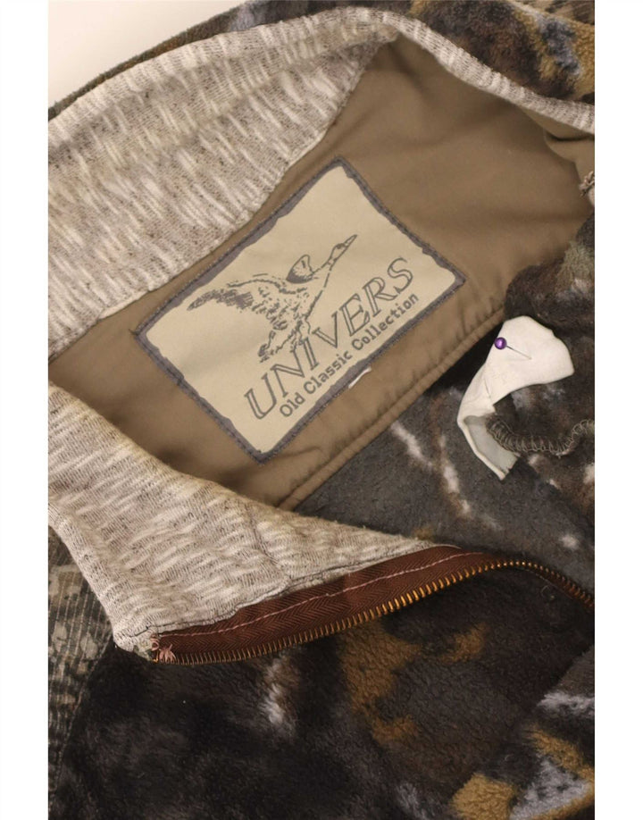 Jaqueta de lã masculina Univers UK 42 XL poliéster camuflado multicolorido