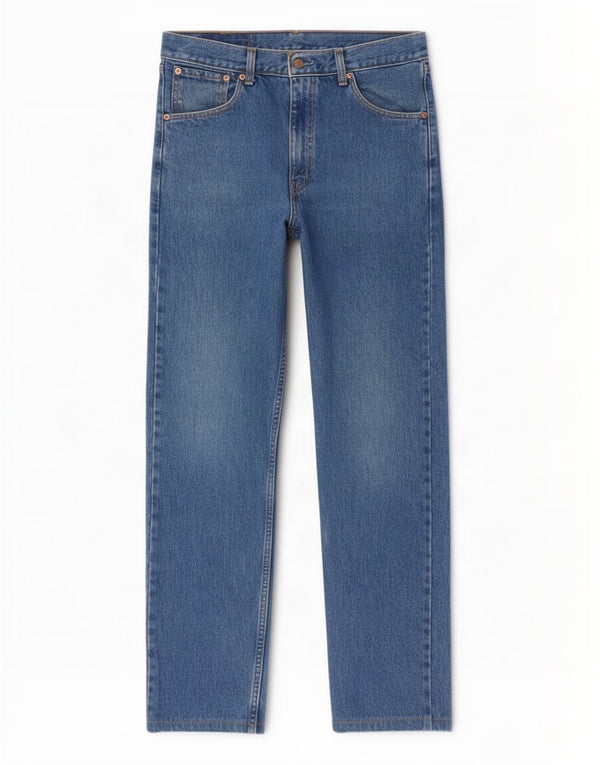 Levi's Masculino 521 Straight Jeans W32 L32 Azul Algodão