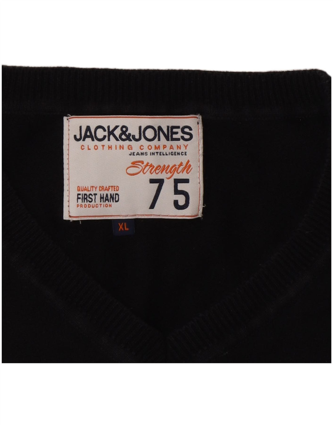 Suéter masculino Jack & Jones com decote em V XL azul marinho