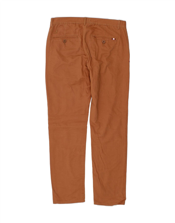 KANGOL Mens Straight Chino Trousers W32 L32 Brown Cotton Vintage Kangol and Second-Hand Kangol from Messina Hembry 