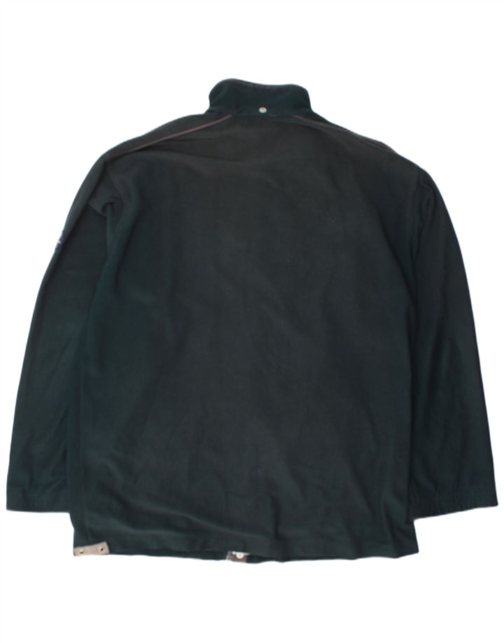 Diadora Mens Tracksuit Top Jacket UK 46 2XL Verde Poliéster