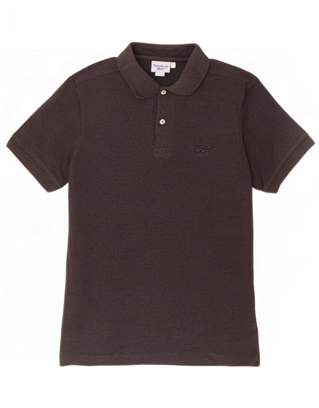 Polo masculino Reebok pequeno algodão marrom