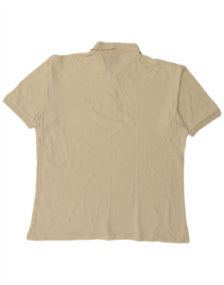 Camisa polo masculina ASICS grande algodão branco