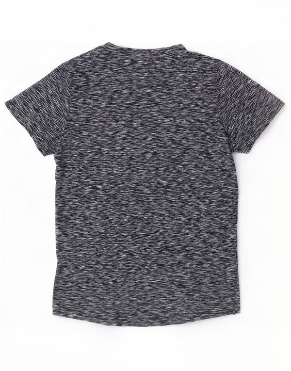 Camiseta masculina Jack & Jones grande algodão manchado azul marinho