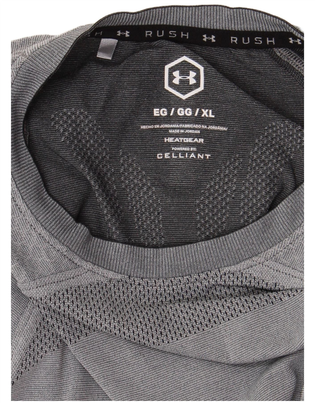 Camiseta masculina Under Armour Heat Gear Top XL cinza