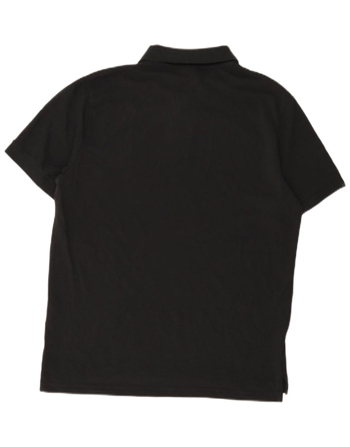 Camisa polo masculina Nike grande algodão preto