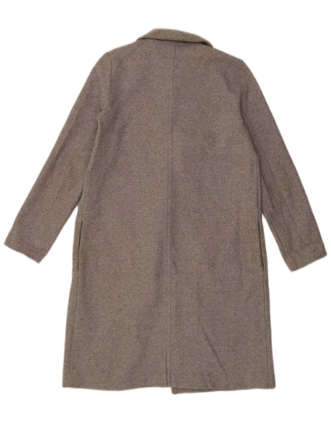 Sobretudo feminino Zara UK 10 pequeno poliéster cinza