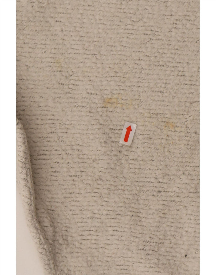 Jack Wills moletom feminino cropped Reino Unido 12 algodão cinza médio