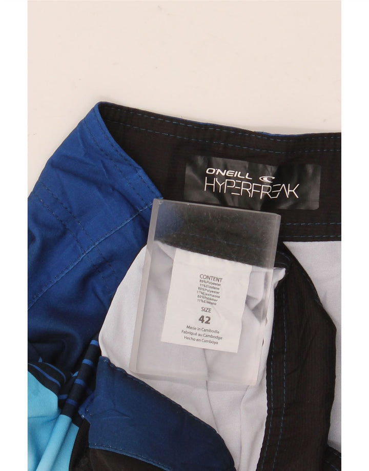 Shorts de natação masculino O'Neill 2XL poliéster listrado multicolorido