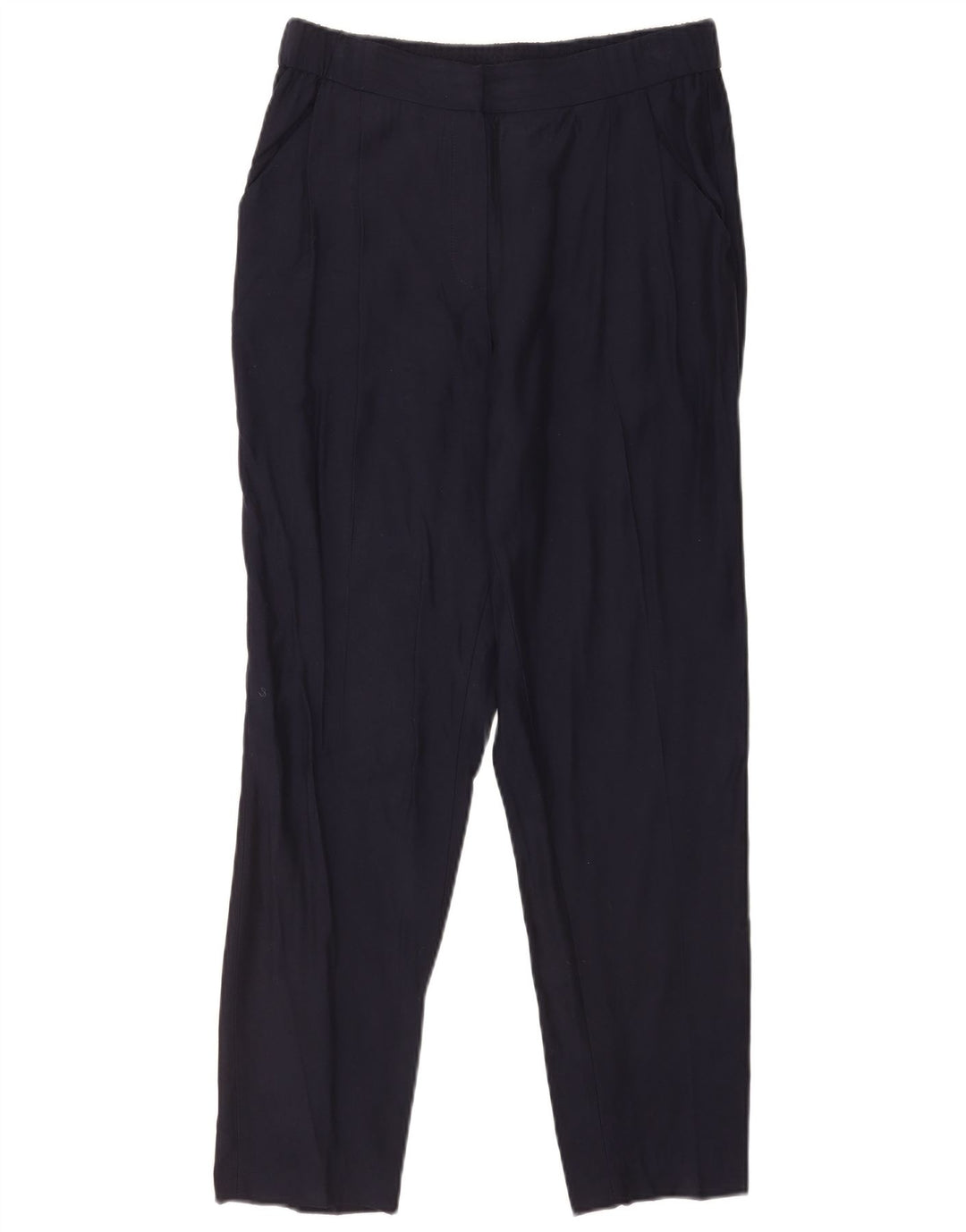 Calça Chino Reta Feminina Massimo Dutti EU 40 Médio W30 L29 Azul Marinho