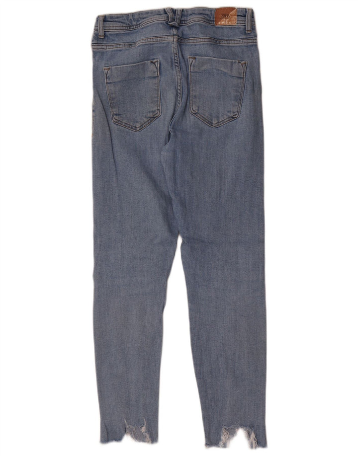 Calça jeans skinny feminina Zara EU 40 médio W30 L28 azul
