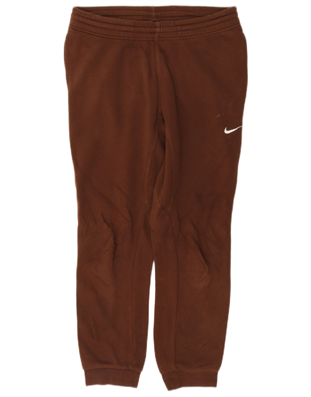 Calça de treino masculina Nike joggers grande algodão marrom