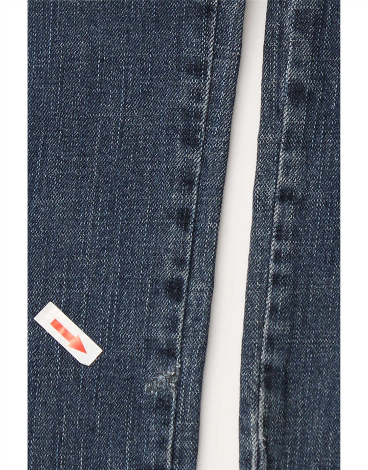Wrangler Masculino Texas Stretch Straight Jeans W34 L34 Azul Algodão