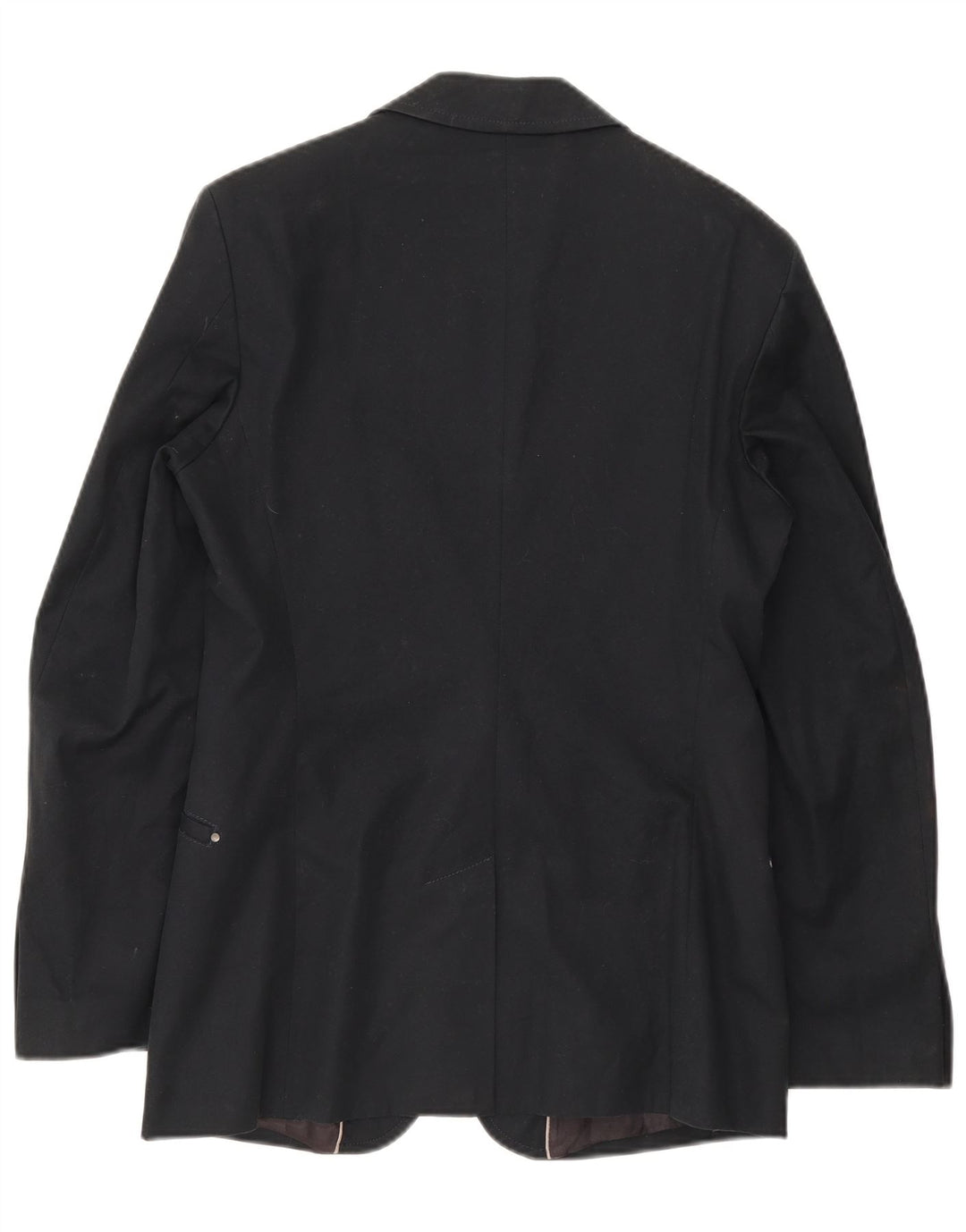 Jaqueta blazer masculina Zara com 2 botões IT 48 algodão azul marinho médio