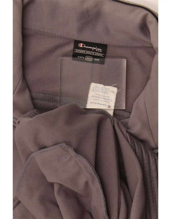 Jaqueta masculina Champion 2XL poliéster cinza