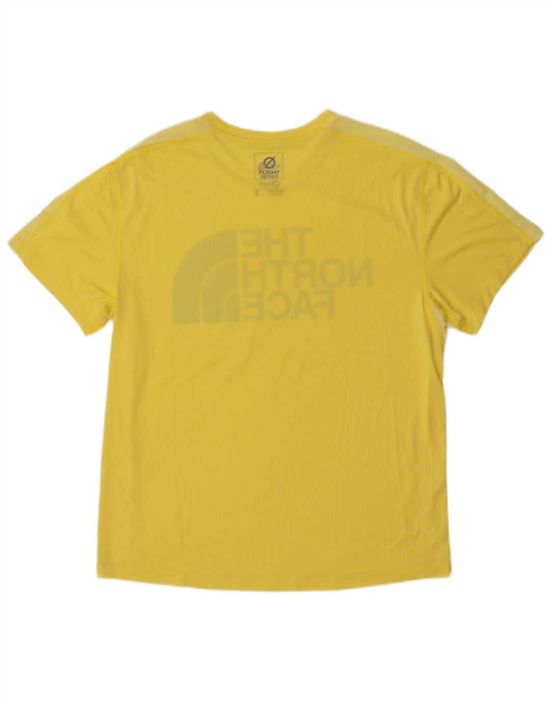 Camiseta gráfica masculina The North Face Top amarelo médio