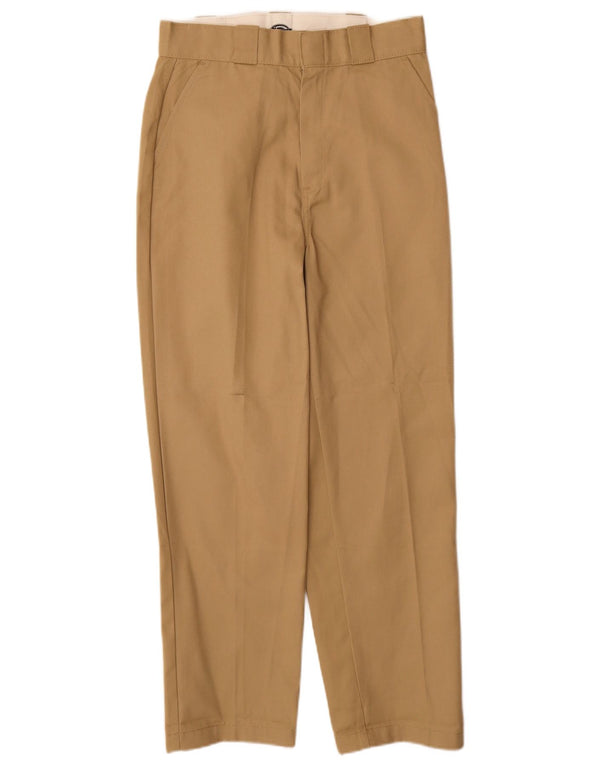 Calças Chino masculinas Dickies Tapered W29 L29 poliéster bege