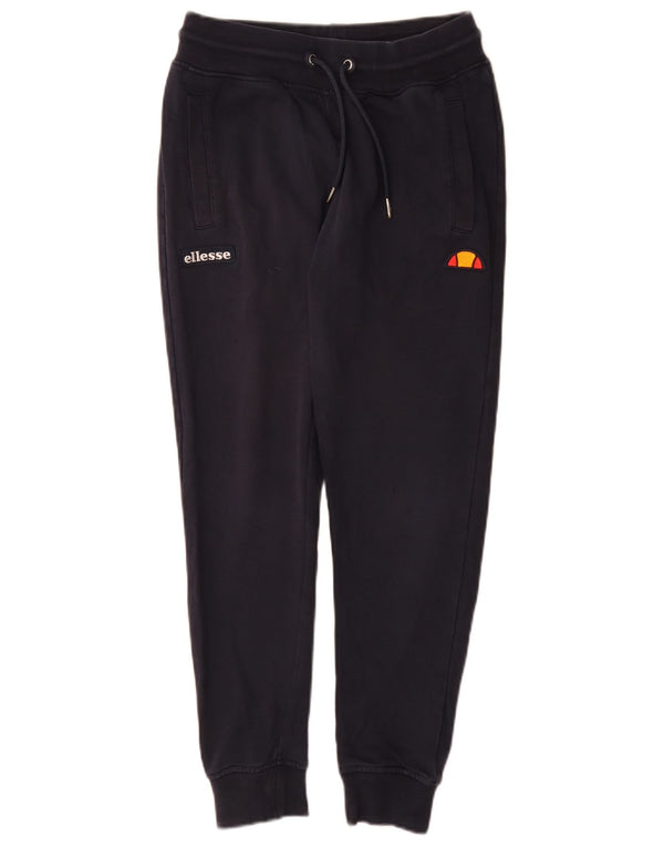 Calça feminina Ellesse com estampa gráfica e jogging UK 6 XS azul marinho algodão