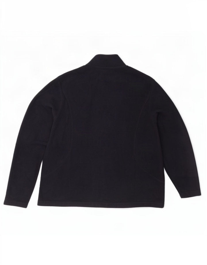Jaqueta de lã feminina Marks & Spencer UK 20 2XL poliéster azul marinho