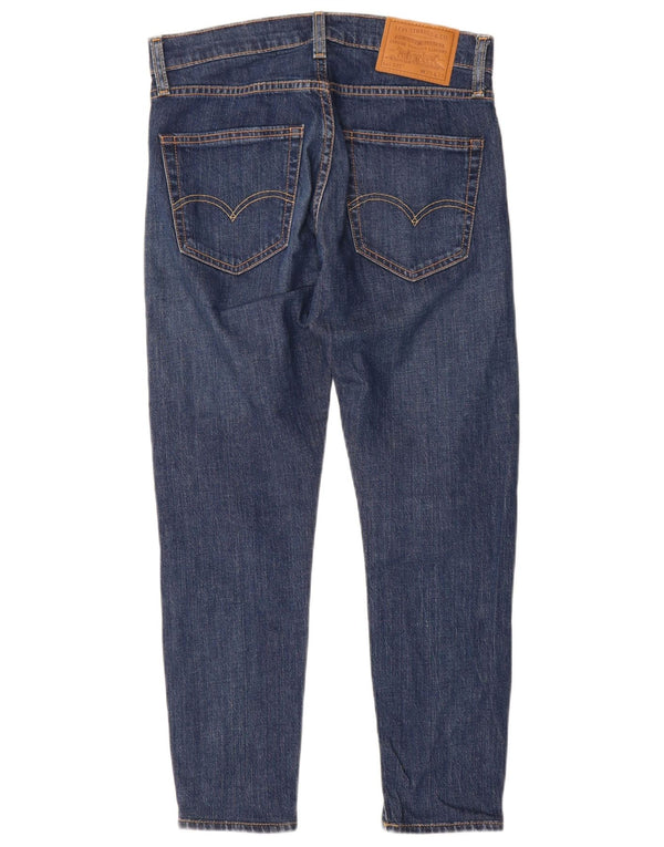 Jeans feminino Levi's 512 Slim Tapered W29 L28 azul marinho algodão
