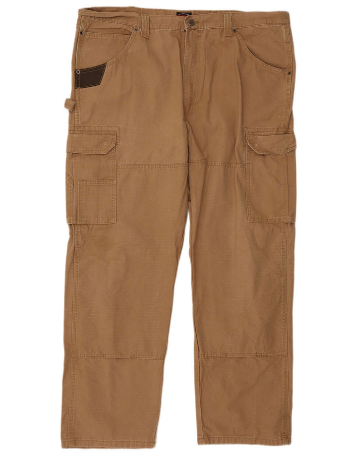 Calça cargo reta masculina WRANGLER W42 L31 bege