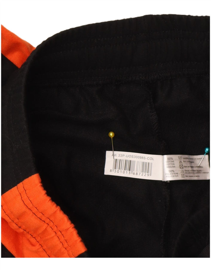 Umbro Calça de treino masculina Joggers médio preto colorblock algodão
