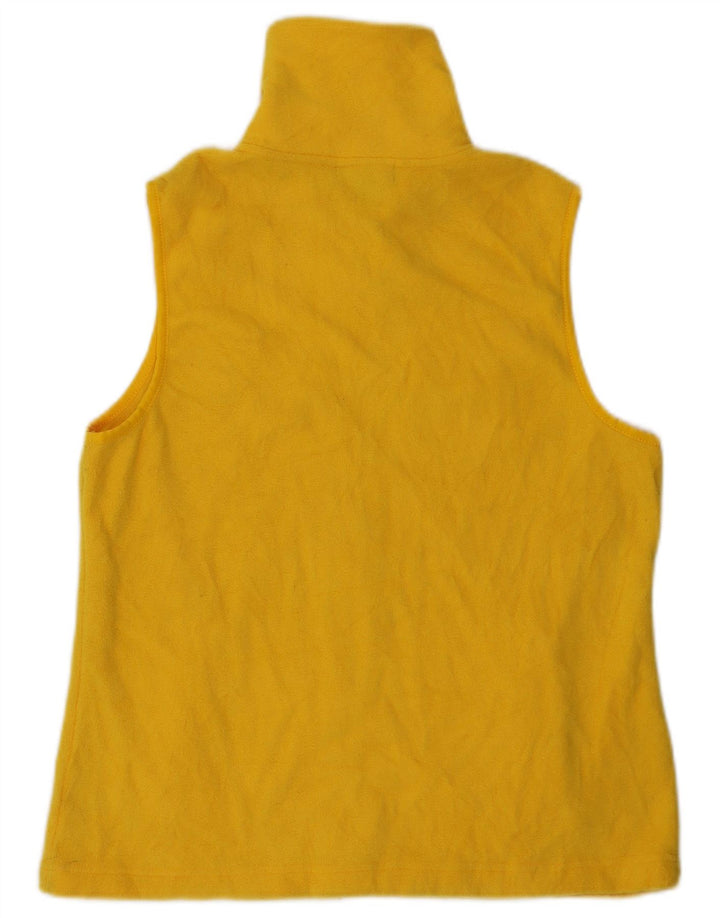 Chaps Womens Fleece Gilet UK 16 Grande Poliéster Amarelo