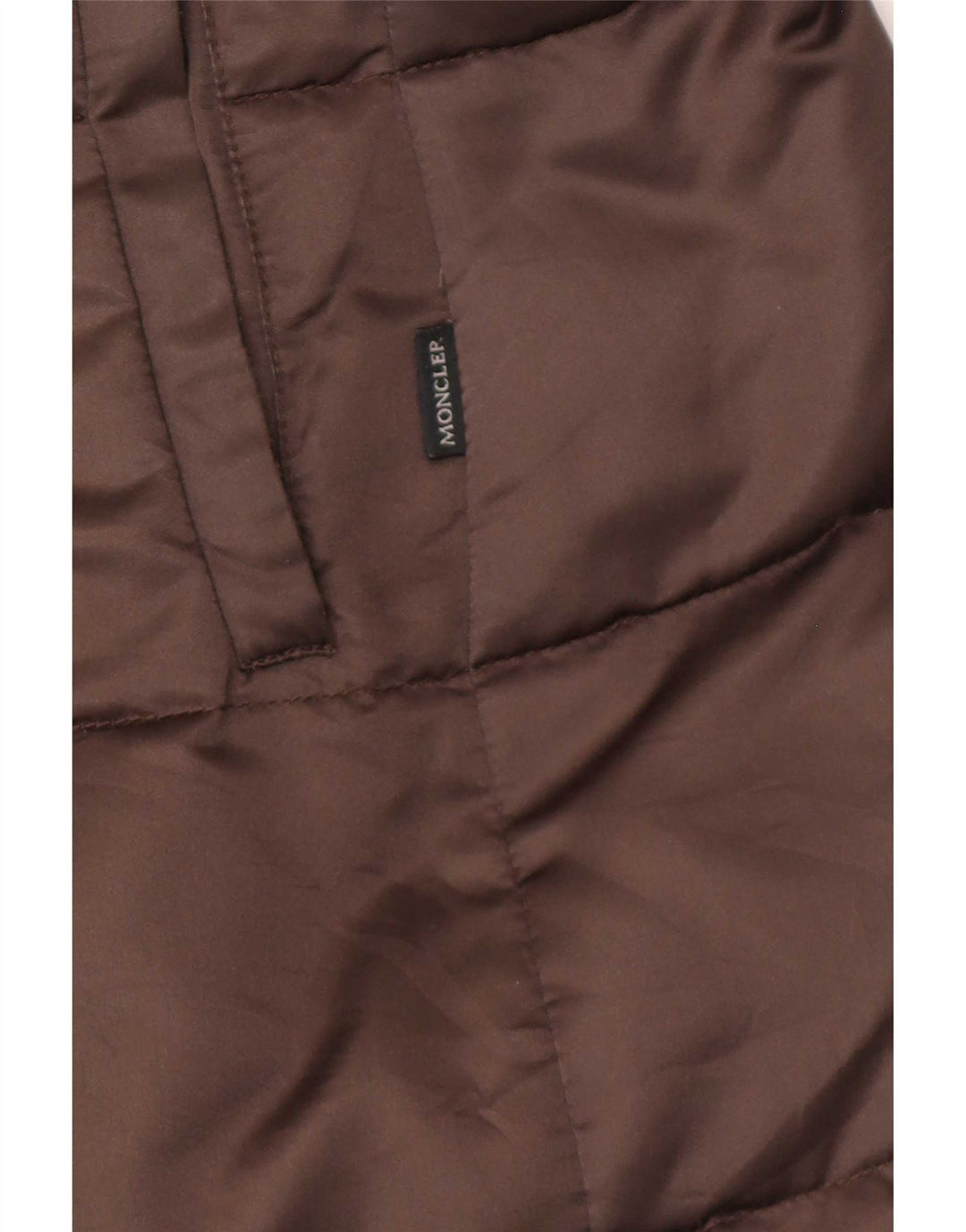 Casaco acolchoado feminino Moncler tamanho 3 grande marrom