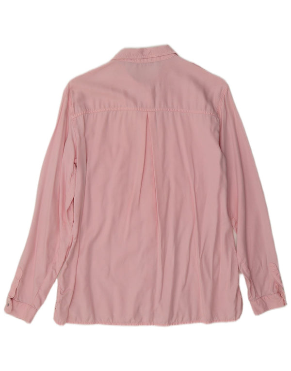 Zara Camisa Militar Oversized Feminina UK 10 Pequena Rosa
