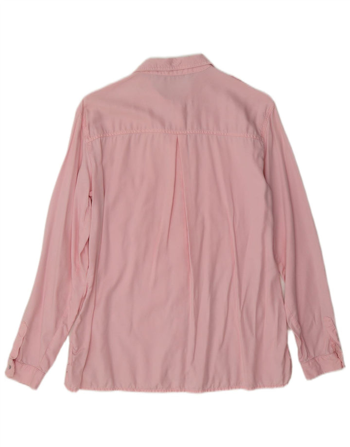 Zara Camisa Militar Oversized Feminina UK 10 Pequena Rosa