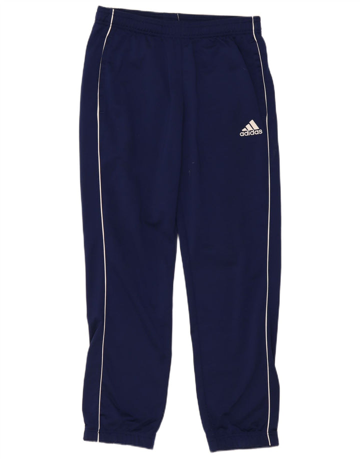 Calça de treino masculina Adidas médio azul marinho poliéster