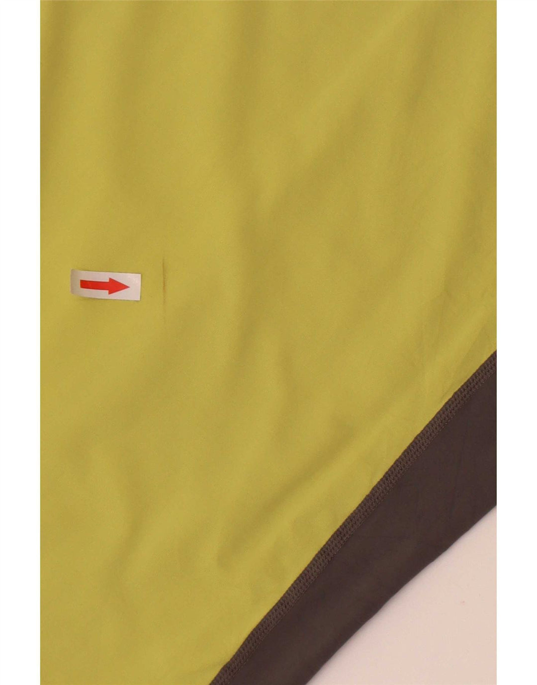 Volcom Mens Top Manga Longa Médio Amarelo Colourblock Nylon