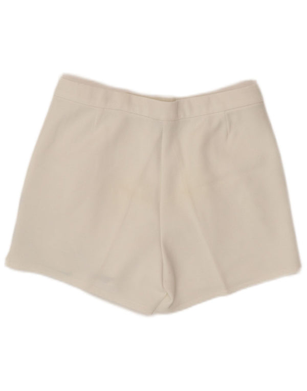 LACOSTE Mens Chino Shorts W32 Médio Poliéster Branco