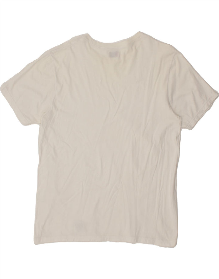 LEVI'S Womens T-Shirt Top UK 18 XL White Cotton Vintage Levi's and Second-Hand Levi's from Messina Hembry 