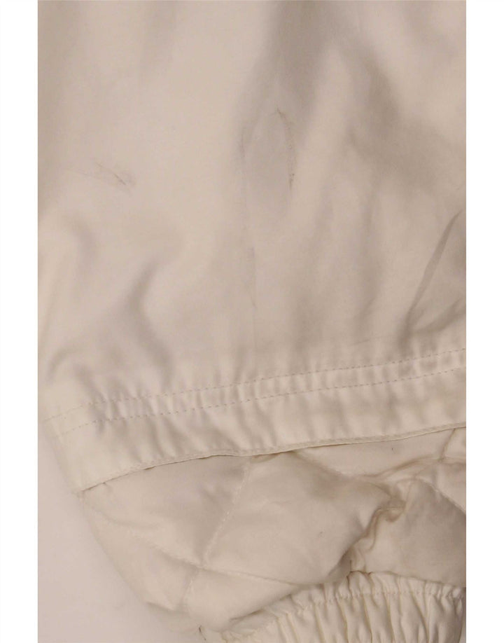 Jaqueta acolchoada feminina Ciesse Piumini UK 16 grande poliéster branco
