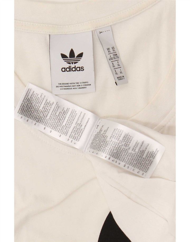 Adidas Mens Graphic Vest Top XL Algodão Branco