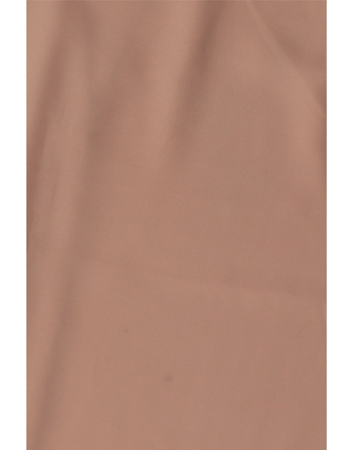 Blusa feminina sem mangas Calvin Klein, tamanho 14, grande, rosa, poliéster