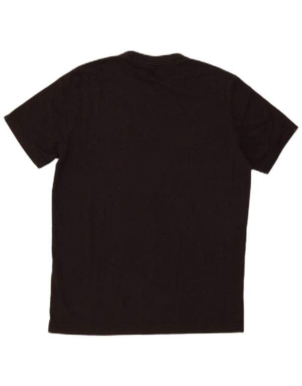 Camiseta gráfica masculina Champion de algodão preto médio