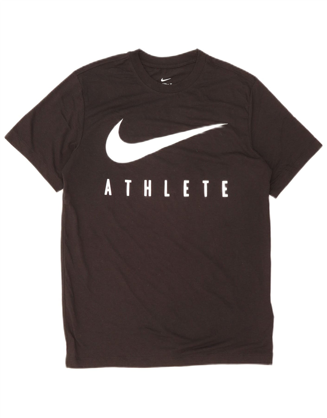 Camiseta masculina NIKE Dri Fit Graphic Top pequeno poliéster preto