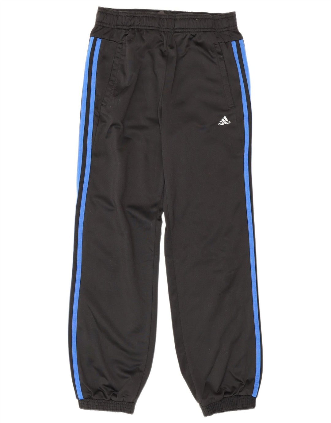 Adidas meninos calças de treino joggers 11-12 anos preto poliéster