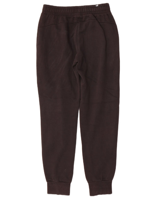 Calça de treino masculina Puma Graphic Joggers pequeno algodão preto