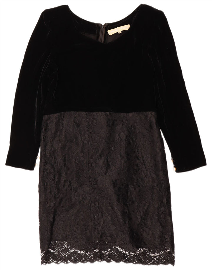 Vestido feminino Clara Della Giovanna manga comprida IT 44 médio preto