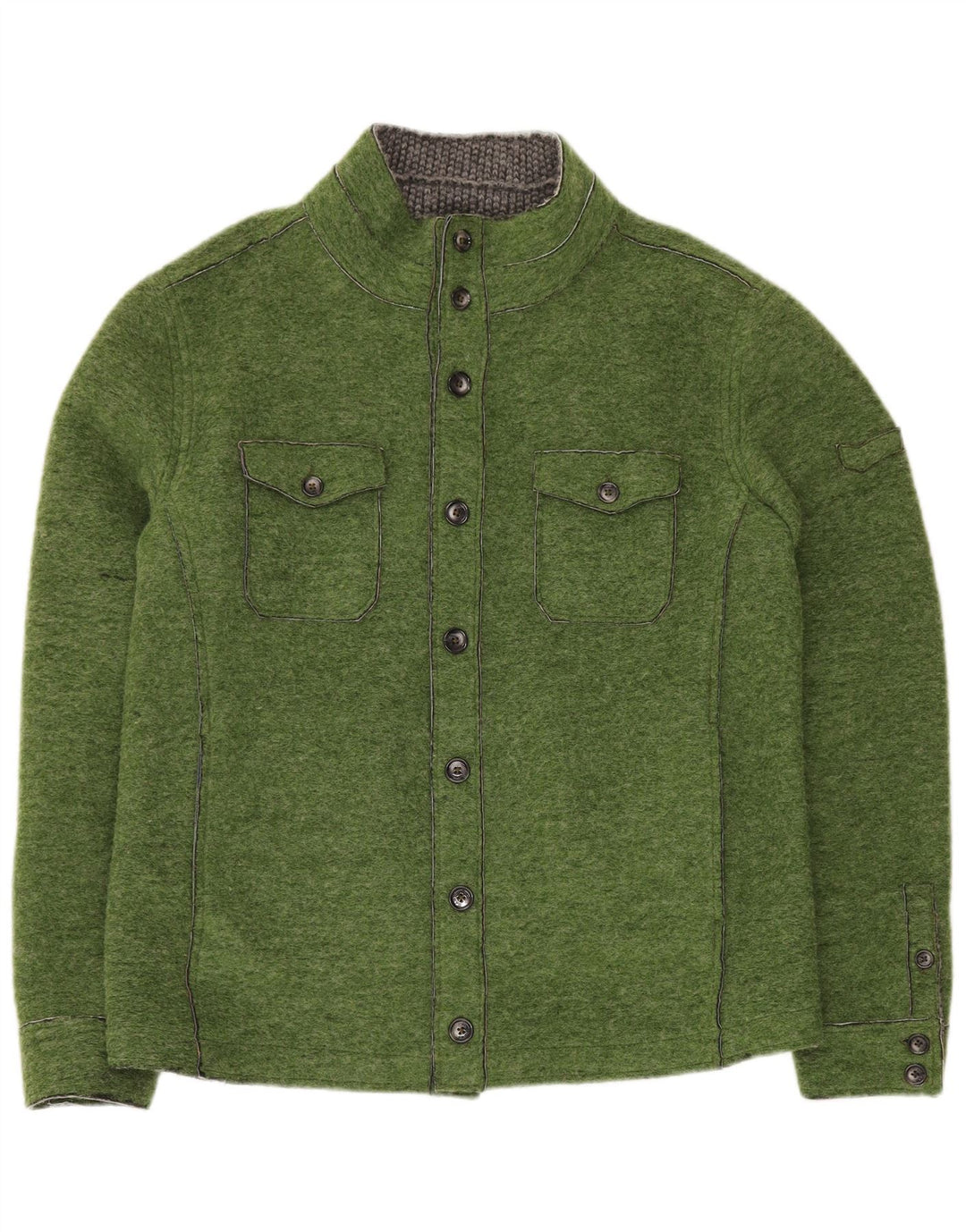 Jaqueta bomber masculina GAS UK 40 poliéster verde grande