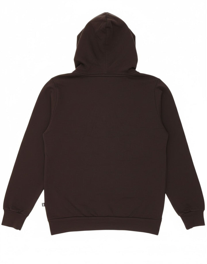 PUMA Mens Hoodie Jumper Médio Algodão Preto