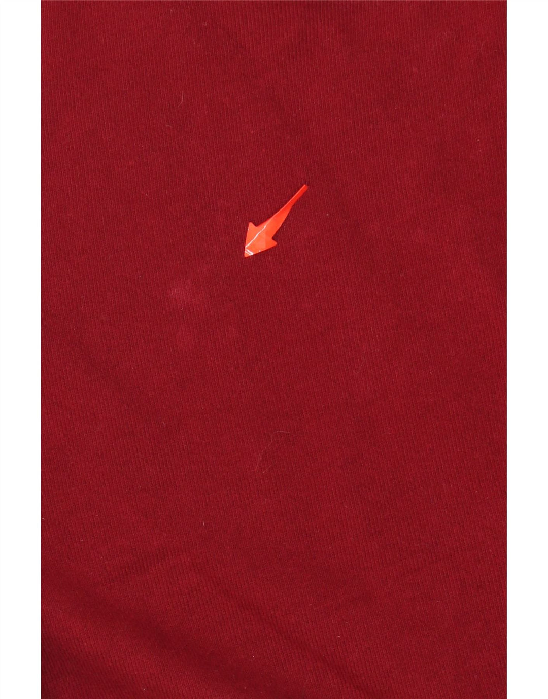 ADIDAS Mens Moletom Jumper Pequeno Algodão Borgonha