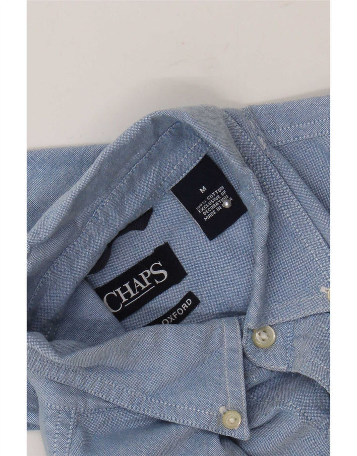 Camisa masculina Chaps algodão azul médio