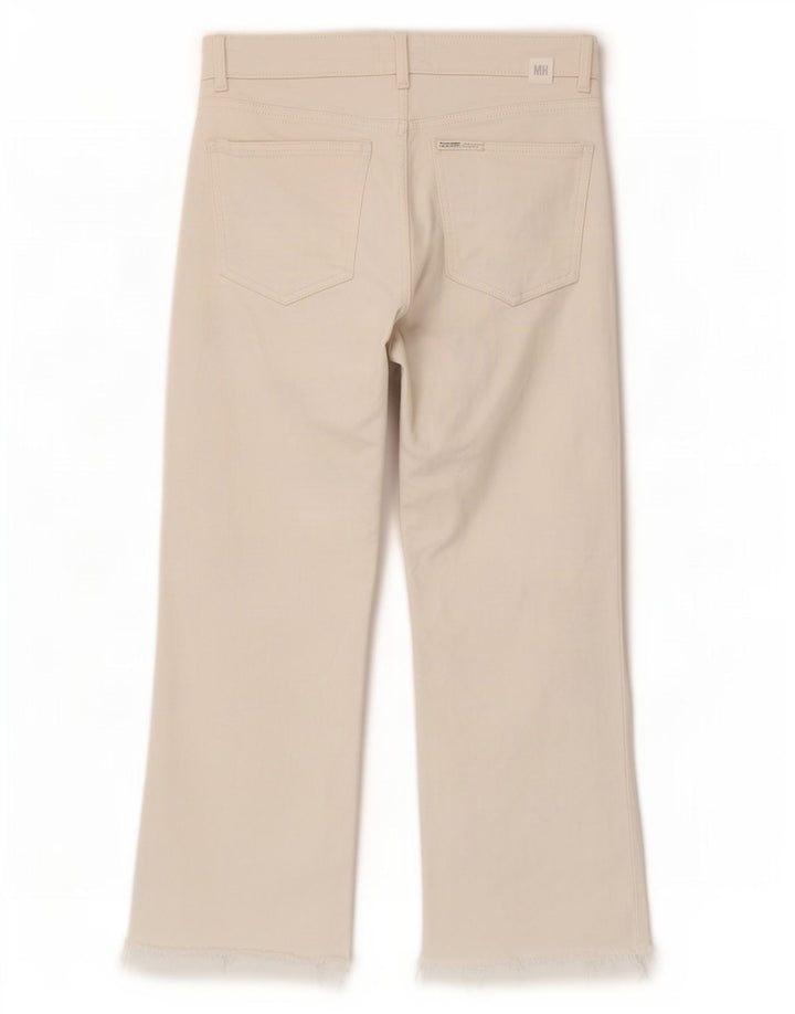 Calça jeans feminina Zara EU 40 médio W30 L23 branco
