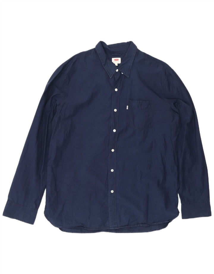 Camisa masculina Levi's XL azul marinho