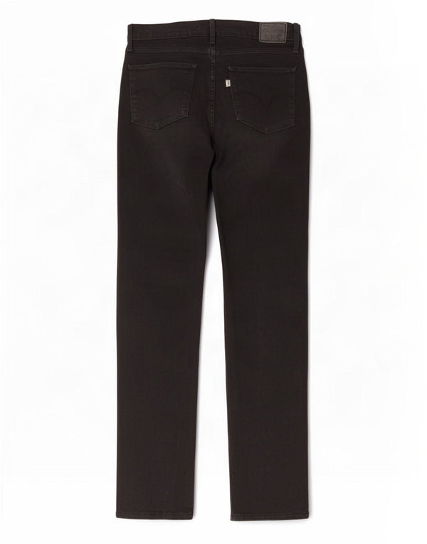 Calça jeans feminina Levi's 724 High Rise Straight W30 L30 algodão preto
