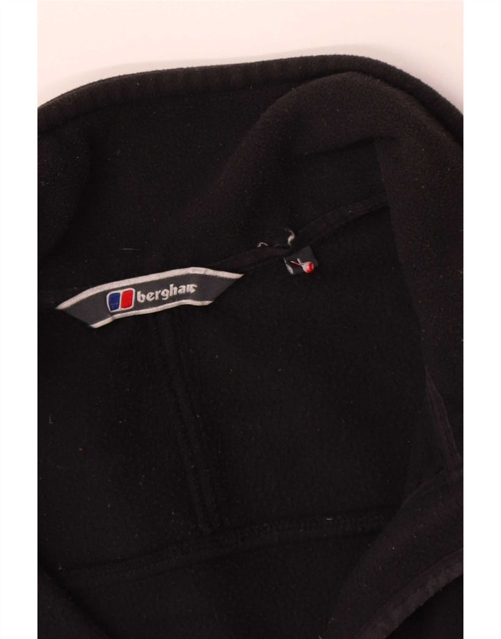 Jaqueta de lã masculina Berghaus UK 40 grande poliéster preto
